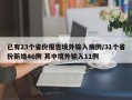 已有23个省份报告境外输入病例/31个省份新增46例 其中境外输入11例