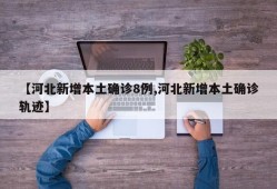 【河北新增本土确诊8例,河北新增本土确诊轨迹】