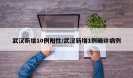 武汉新增10例阳性/武汉新增1例确诊病例