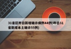 31省区昨日新增确诊病例44例(昨日31省新增本土确诊55例)