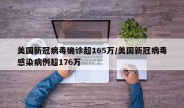 美国新冠病毒确诊超165万/美国新冠病毒感染病例超176万