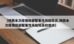 【陕西本次疫情局部聚集性风险较高,陕西本次疫情局部聚集性风险较高的地方】