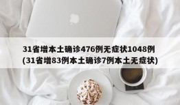 31省增本土确诊476例无症状1048例(31省增83例本土确诊7例本土无症状)
