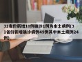 31省份新增10例确诊1例为本土病例(31省份新增确诊病例49例其中本土病例24例)